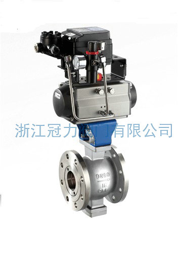 V型球閥：零部件少，使用操作方便！
